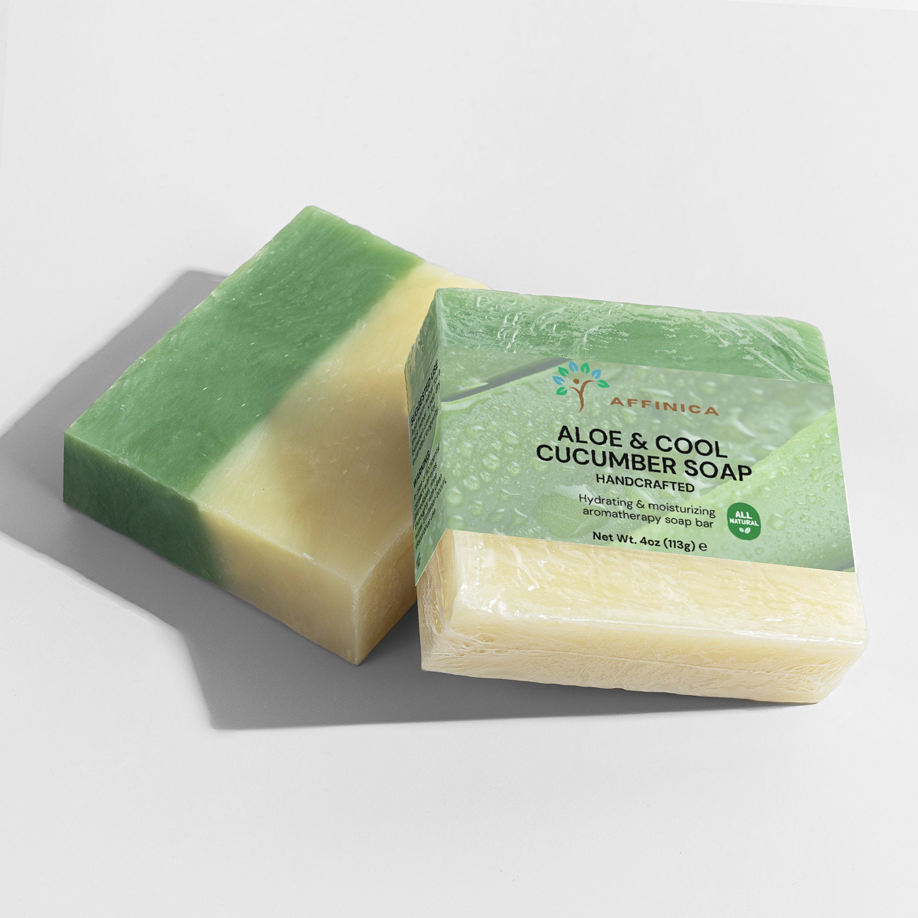 Handmade Bar Soap - Aloe & Cool Cucumber Soap