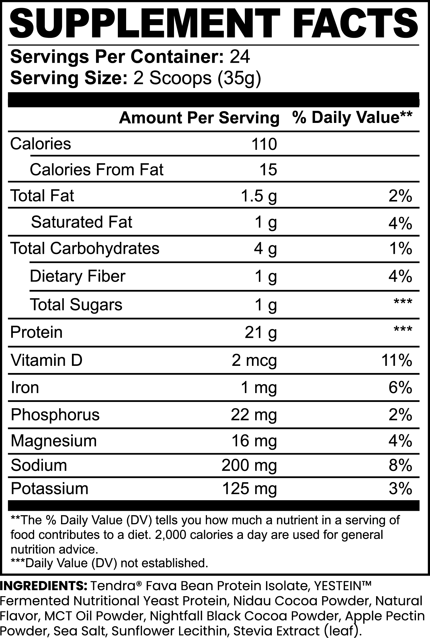 Chocolate Plant-Based Protein Powder