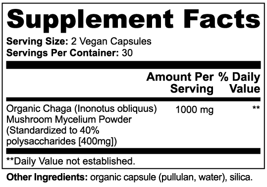 Organic Chaga Mushroom