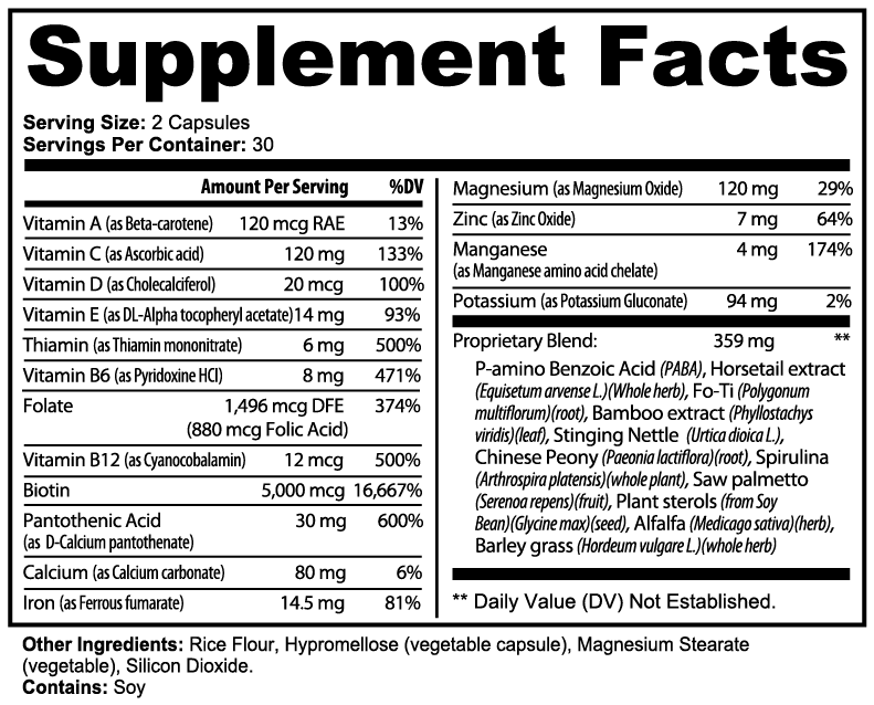 Hair, Skin and Nails Vitamins