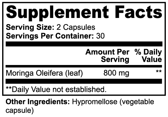 Moringa Oleifera Capsules