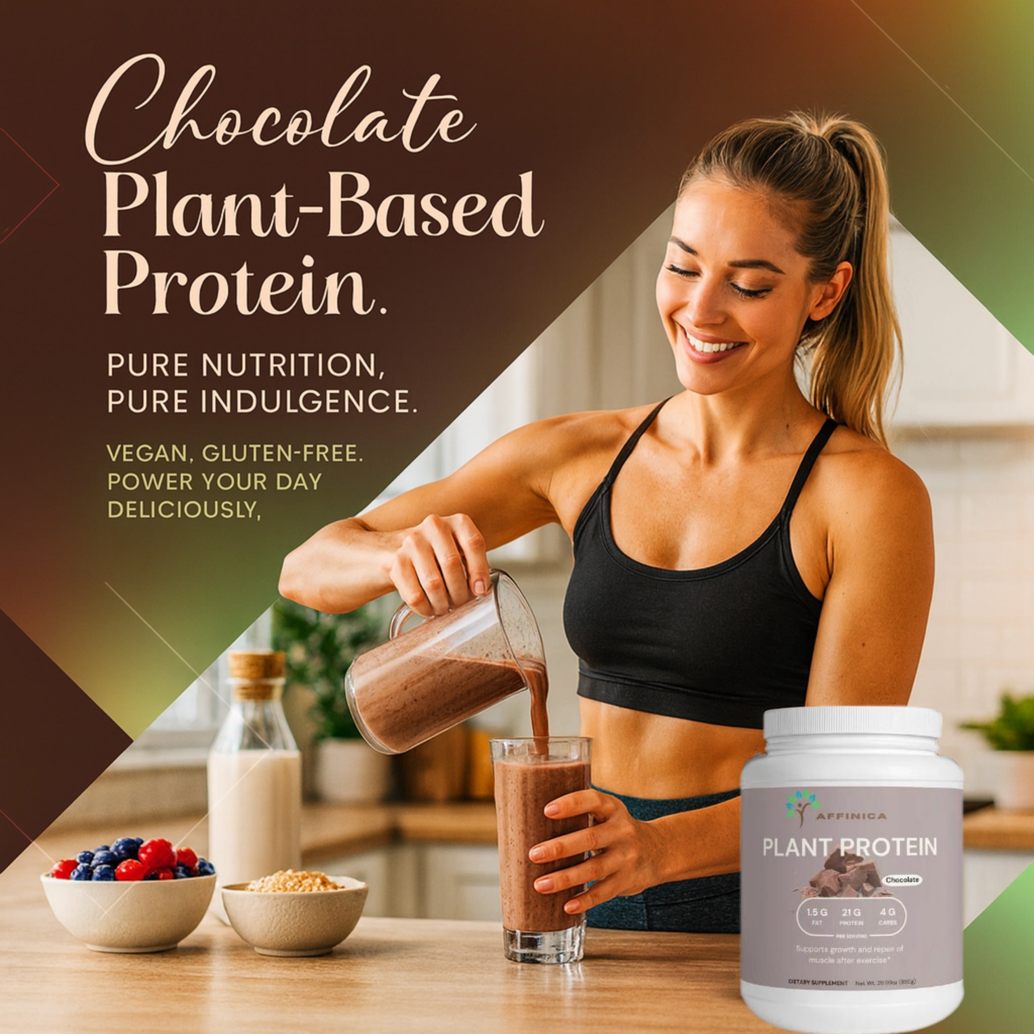 Chocolate Plant-Based Protein Powder