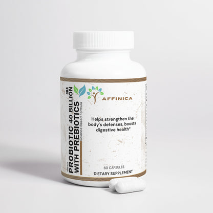 Daily Probiotic and Prebiotic - 40 Billion