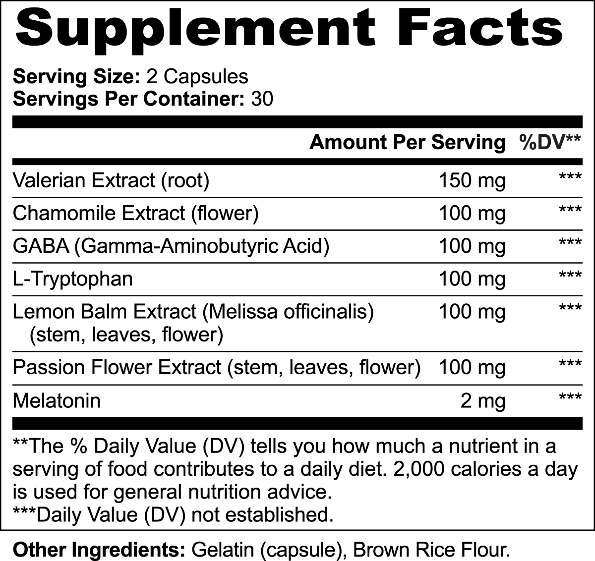 Restful Sleep Supplement