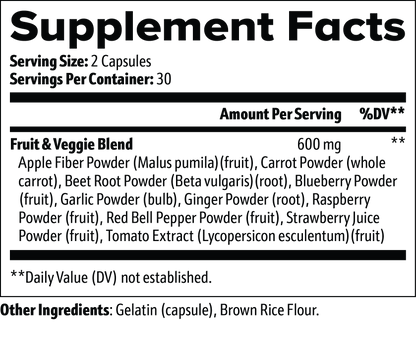 Fruit and Veggie Supplement