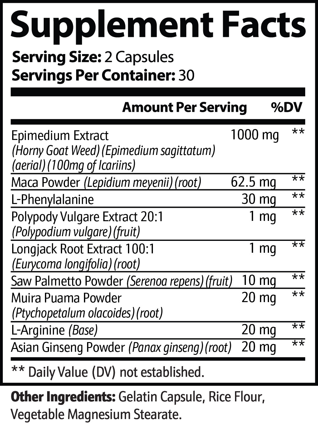 Organic Horny Goat Weed