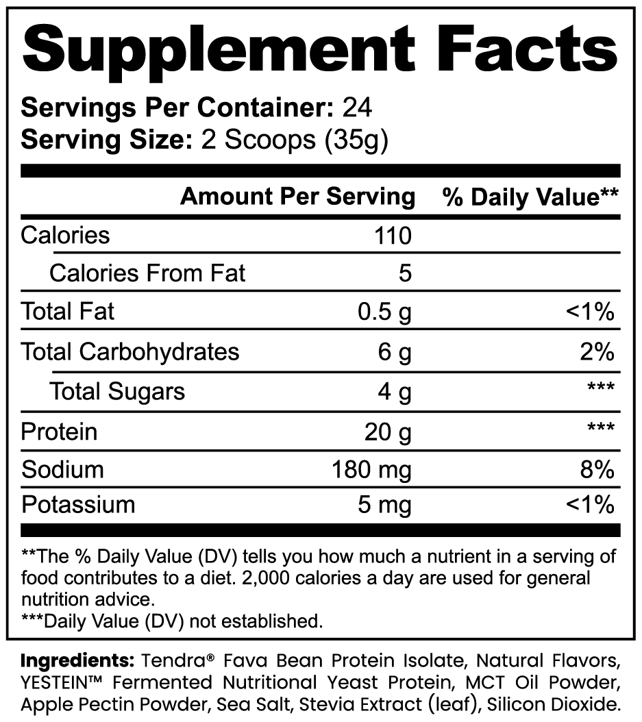 Vanilla Plant-Based Protein Powder