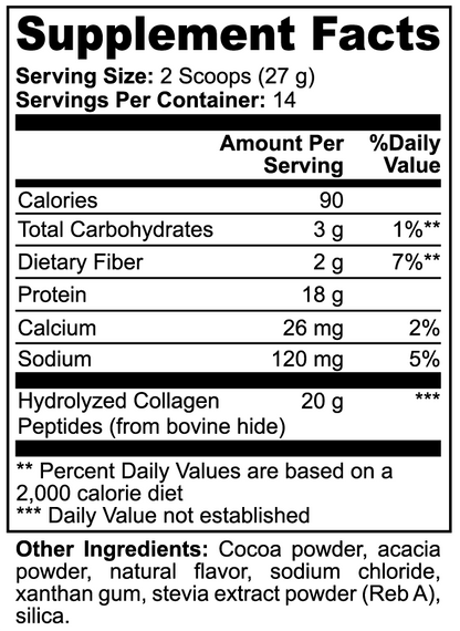 Collagen Protein Powder Chocolate