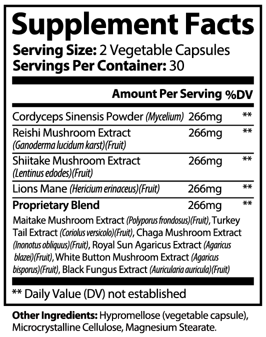 Mushroom Complex Supplement