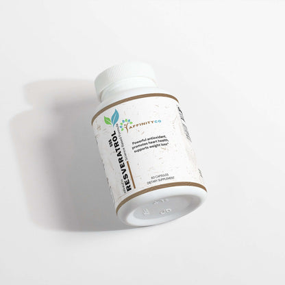 Best Resveratrol Supplement bottle on its side