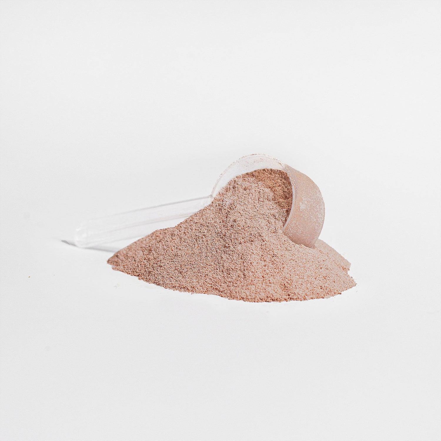 Collagen Protein Powder Chocolate with one scoop