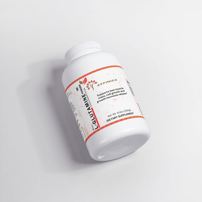 best l-glutamine powder bottle on its side