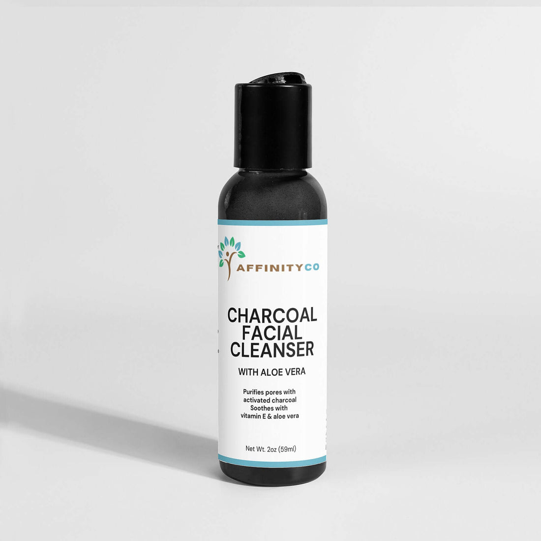 Charcoal Facial Cleanser bottle front 2