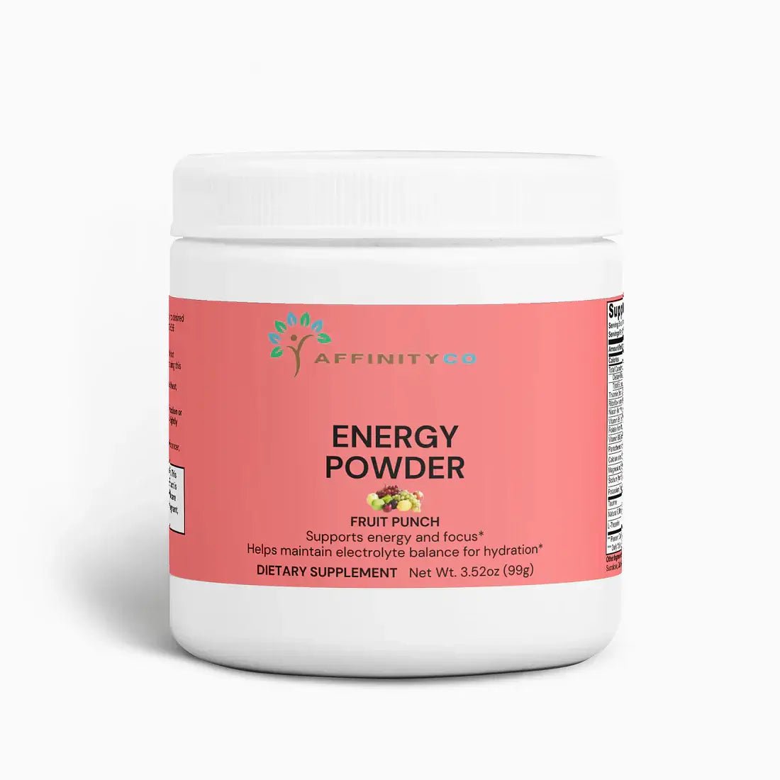 energy drink powder fruit  punch jar