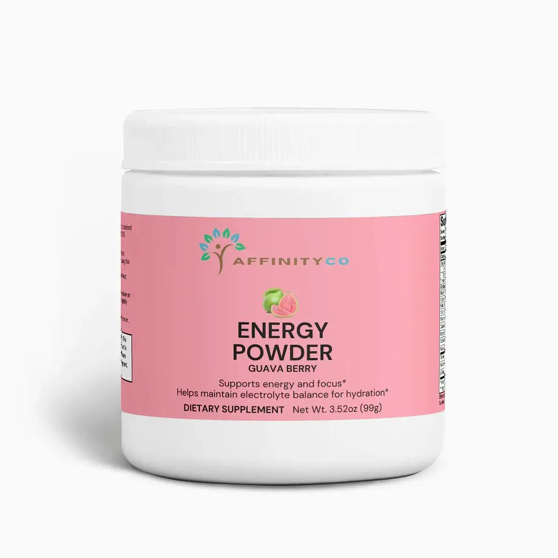 energy drink powder guava berry jar